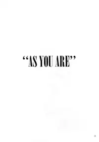 (C63) [Nikopondo (Aoyama Reo)] "As You Are" (Bleach)
