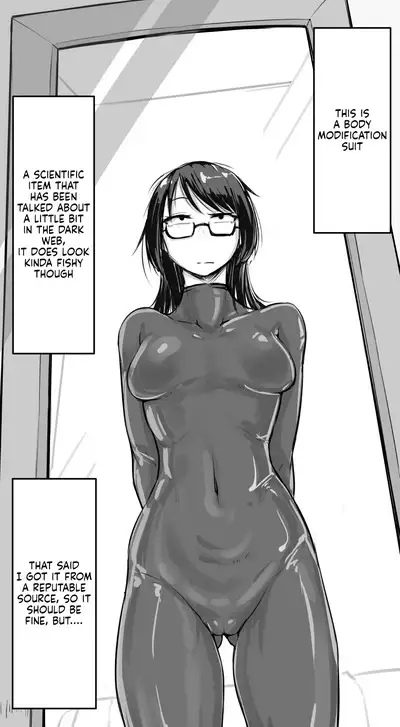 A Geek girl getting the ideal body